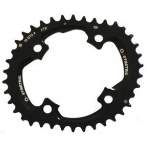 Plateau Extérieur VTT OSymetric Shimano XTR FC-M980 104mm 38 Dents Noir