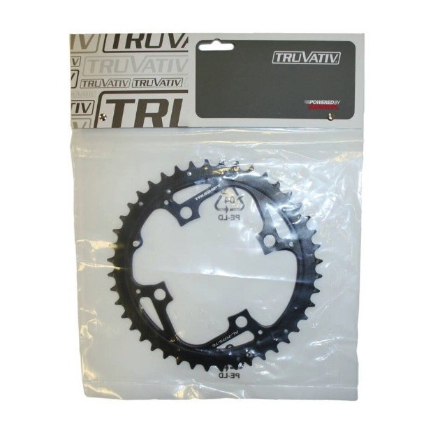 Plateau VTT Truvativ Acier 104mm 42 Dents Noir