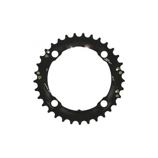 Plateau VTT Extérieur Truvativ Aluminium 104mm 44 Dents Noir