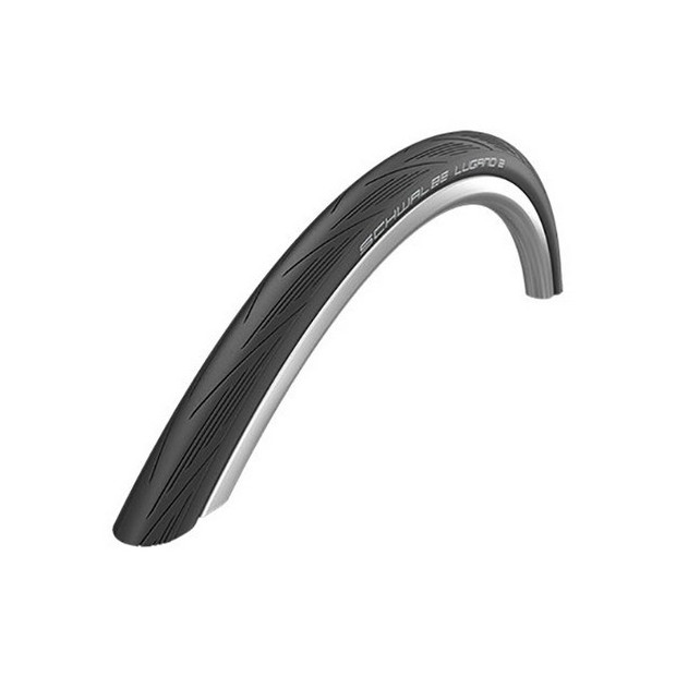 Pneu Route Schwalbe Lugano II 700x25c Tube Type Rigides Noir