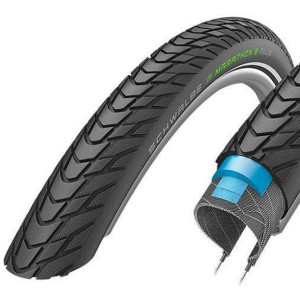 Pneu Ville Schwalbe Marathon E-Plus 50 Performance Line 28x1,5" Tube Type Rigides Noir