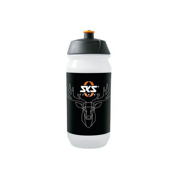 Bidon SKS Logo Cerf Plastique Transparent - 500 ml