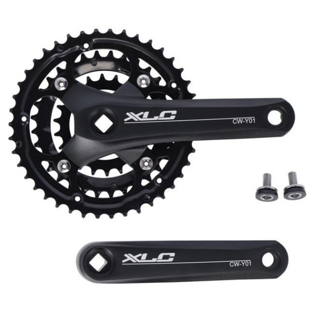 Pédalier VTT Enfant XLC CS-Y01 22/32/42 Dents 152mm Noir