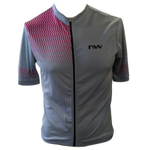 Maillot Route/VTT Northwave Origin Gris/Rouge