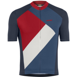 Maillot Route Mavic Ksyrium Bleu Marine/Rouge