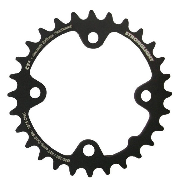 Plateau Stronglight VTT Type CT2 Sram 80 mm 10 v Intérieur Double - Noir