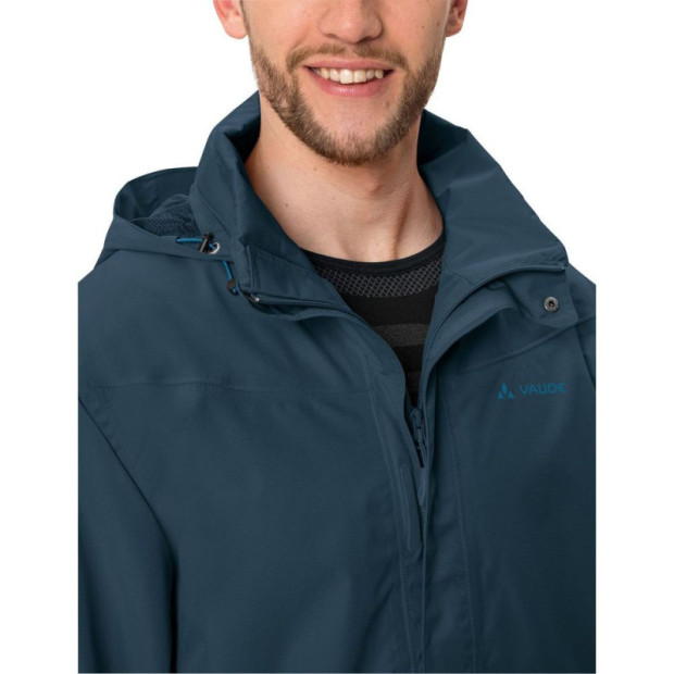 Veste Pluie Vaude Men's Escape Bike Light Bleu Mer Foncé