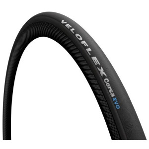 Pneu Route Veloflex Corsa Evo Tube Type Souple 700x23C Noir