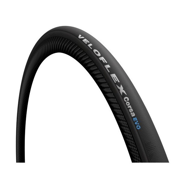 Pneu Route Veloflex Corsa Evo Tube Type Souple 700x23C Noir