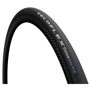 Pneu Route Veloflex Corsa Evo TLR Souple 700x25C Noir