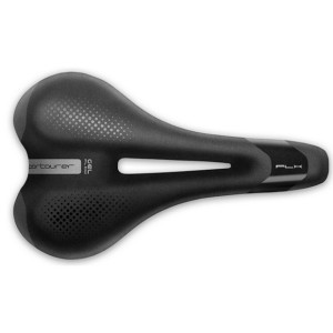 Selle Trekking Homme Sportourer FLX Gel Flow 270x160mm Noir 