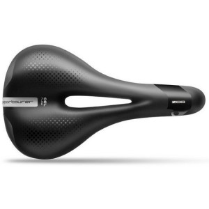 Selle VTT Homme Sportourer Zoo Gel Flow 276x160mm Noir 