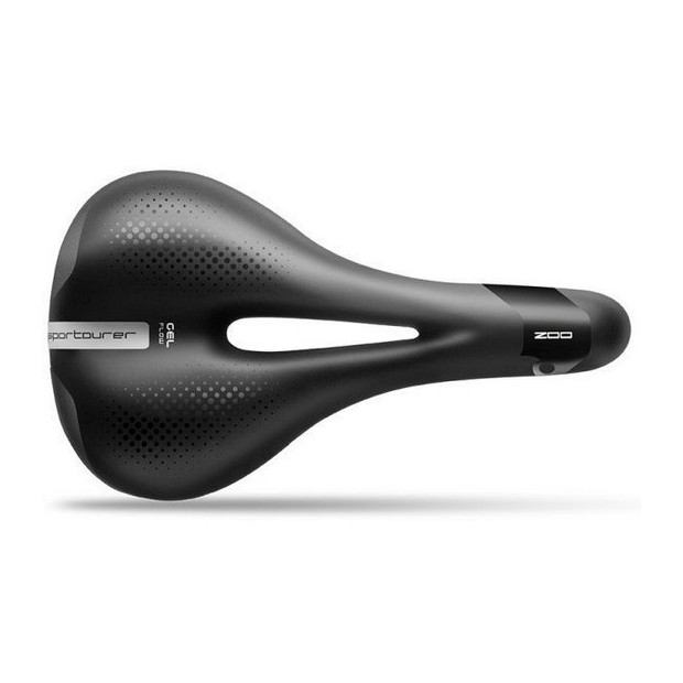 Selle VTT Homme Sportourer Zoo Gel Flow 276x160mm Noir 