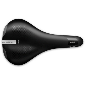 Selle VTT Homme Sportourer Zoo Gel 276x160mm Noir 