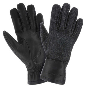 Gants Femme Tucano Urbano Cabrio Noir Chevron