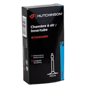 Chambre à Air Route Hutchinson Standard 700x25/30C Presta Noir 48mm