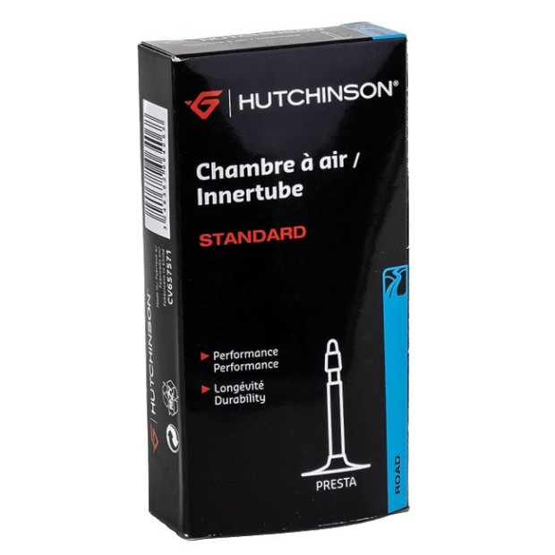 Chambre à Air Route Hutchinson Standard 700x25/30C Presta Noir 48mm