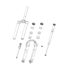 Kit de Rechange RockShox pour Fourches CSU Lyrik/Yari Debonair 27,5/29"