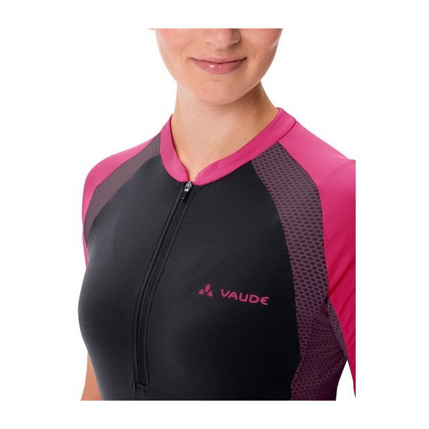 Maillot Femme Vaude Advanced Tricot IV Noir/ Rose