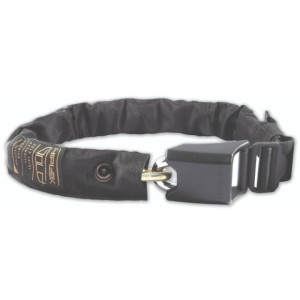 Antivol Ceinture Hiplok Gold Noir 10x850mm