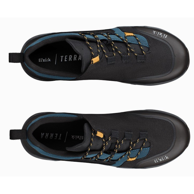 Chaussures VTT Fizik Terra Ergolace X2 - Bleu Sarcelles-Noir