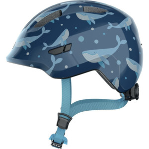 Casque Enfant  Abus Smiley 3.0 Bleu Baleines