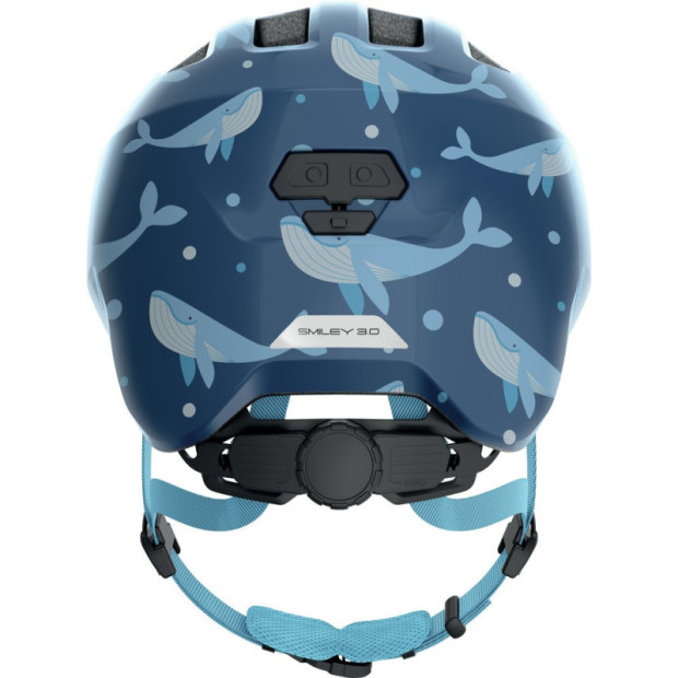 Casque Enfant  Abus Smiley 3.0 Bleu Baleines