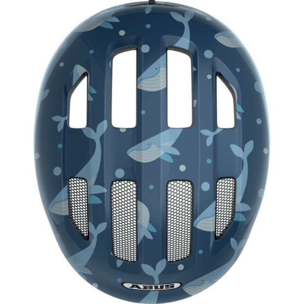 Casque Enfant  Abus Smiley 3.0 Bleu Baleines