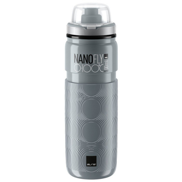 Bidon Isotherme Elite Nano Fly 0-100 500ml Gris Clair