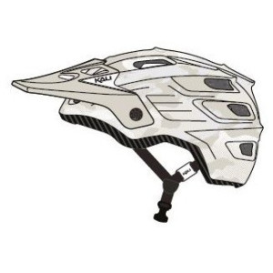 Casque Enduro Kali Maya 3.0 Camouflage Gris Clair