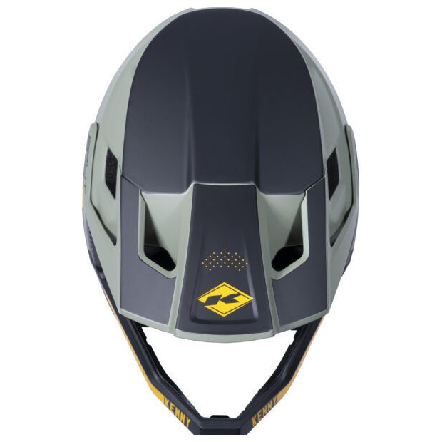 Casque Enduro Kenny Split Graphic Vert Foncé