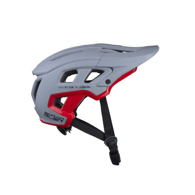Casque Enduro/Cross-Country Kenny Scrambler Gris/Rouge