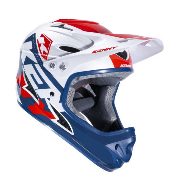 Casque Intégral Kenny Downhill Graphic Patriot (Bleu-Blanc-Rouge)