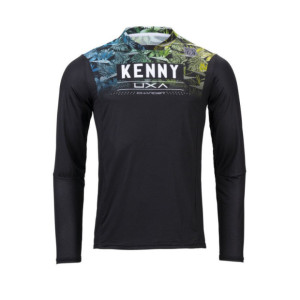 Maillot Enduro Manches Longues Kenny Charger Noir Floral