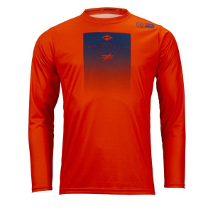 Maillot Enduro/Freeride Manches Longues Kenny Factory Orange/Bleu Marine