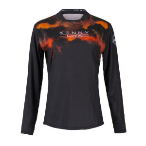 Maillot Enduro Femme Kenny Charger Noir/Orange