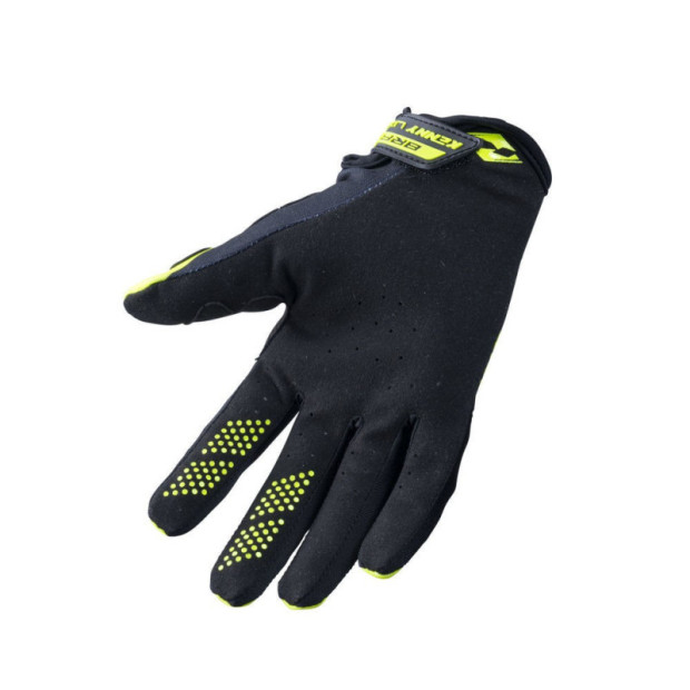 Gants VTT Kenny Brave Jaune Fluo/Noir 2023