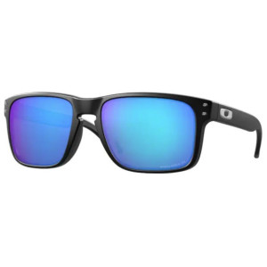 Lunettes Oakley Holbrook Noir Mat - Verres Prizm Saphhire Polarisé