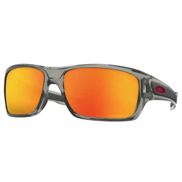 Lunettes Oakley Turbine Gris - Verres Prizm Ruby Polarisé