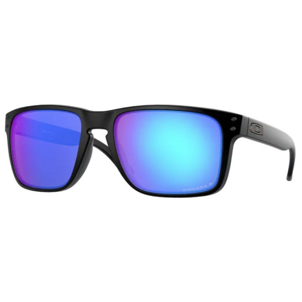 Lunettes Oakley Holbrook XL Noir Mat - Verres Prizm Sapphire Polarisé