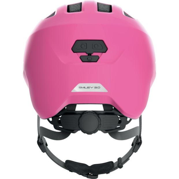 Casque Enfant Abus Smiley 3.0 Rose Brillant