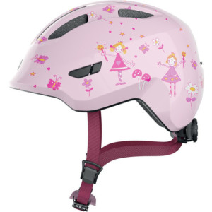 Casque Enfant Abus Smiley 3.0 Rose Princesse