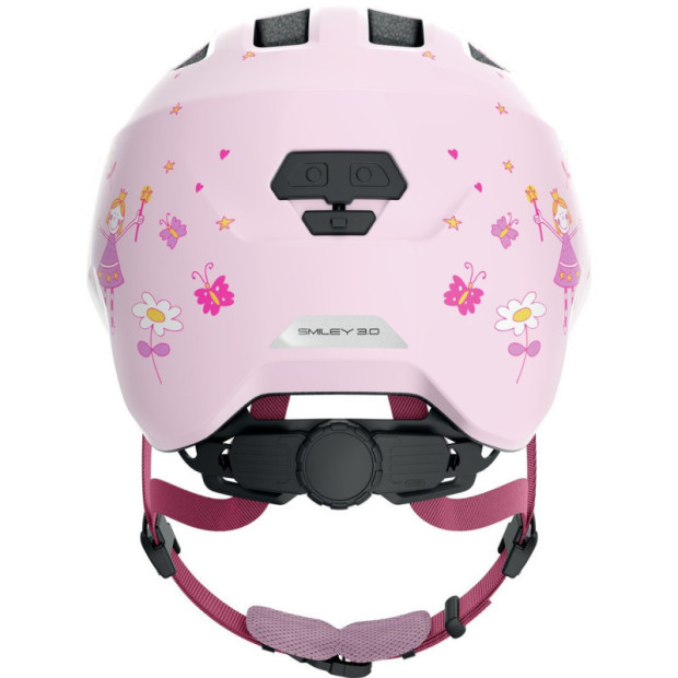 Casque Enfant Abus Smiley 3.0 Rose Princesse