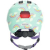 Casque Enfant Abus Smiley 3.0 LED Bleu Arc-en-ciel