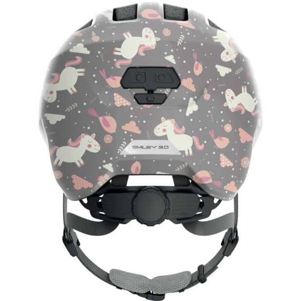Casque Enfant Abus Smiley 3.0 Gris Cheval