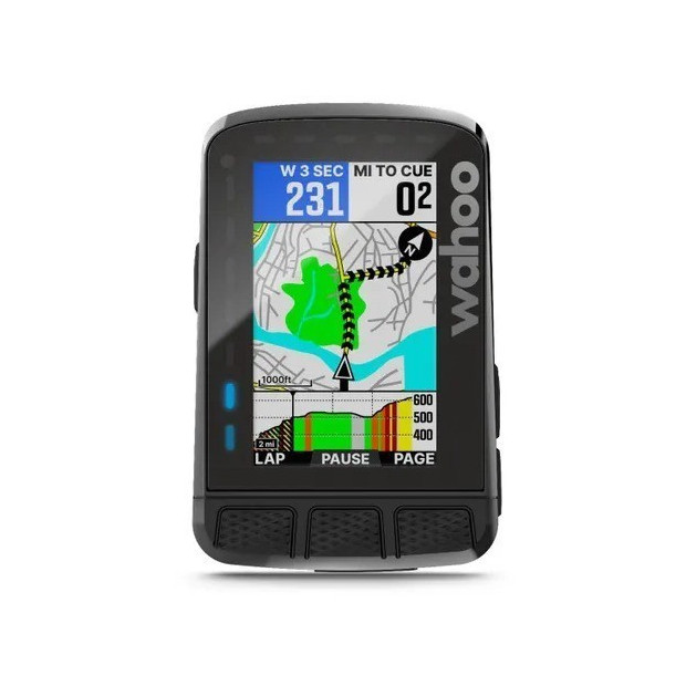 Compteur GPS Wahoo Elemnt Roam V2 + Ceinture Cardio Tickr + Capteurs RPM