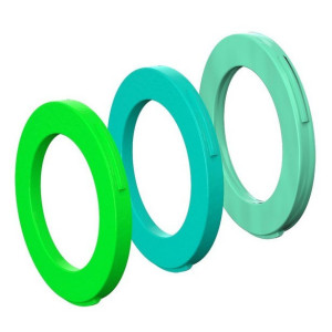 Kit d'Anneaux d'Etrier de Frein 4 Pistons Magura - Vert Fluo/Turquoise/Menthe - x12