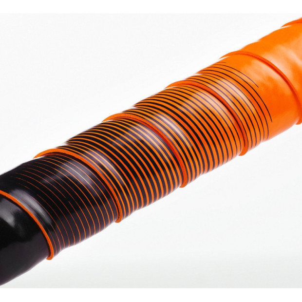 Guidoline Fizik Vento Microtex Tacky Bicolore - 2 mm - Orange Fluo-Noir