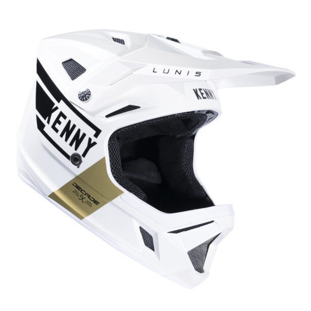 Casque Intégral Kenny Decade MIPS Lunis Blanc/Or