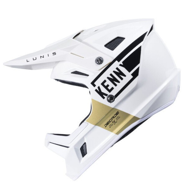 Casque Intégral Kenny Decade MIPS Lunis Blanc/Or